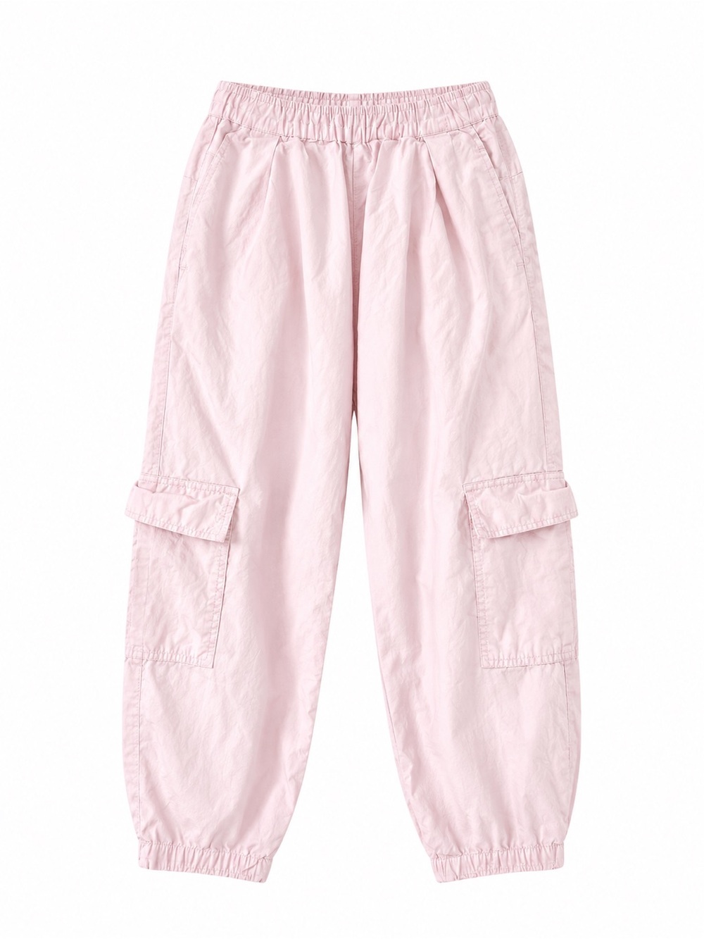 Zara Girls Pink Cargo Parachute Jogger Pants 13-14 164cm
